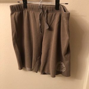 Pink shorts size M gray